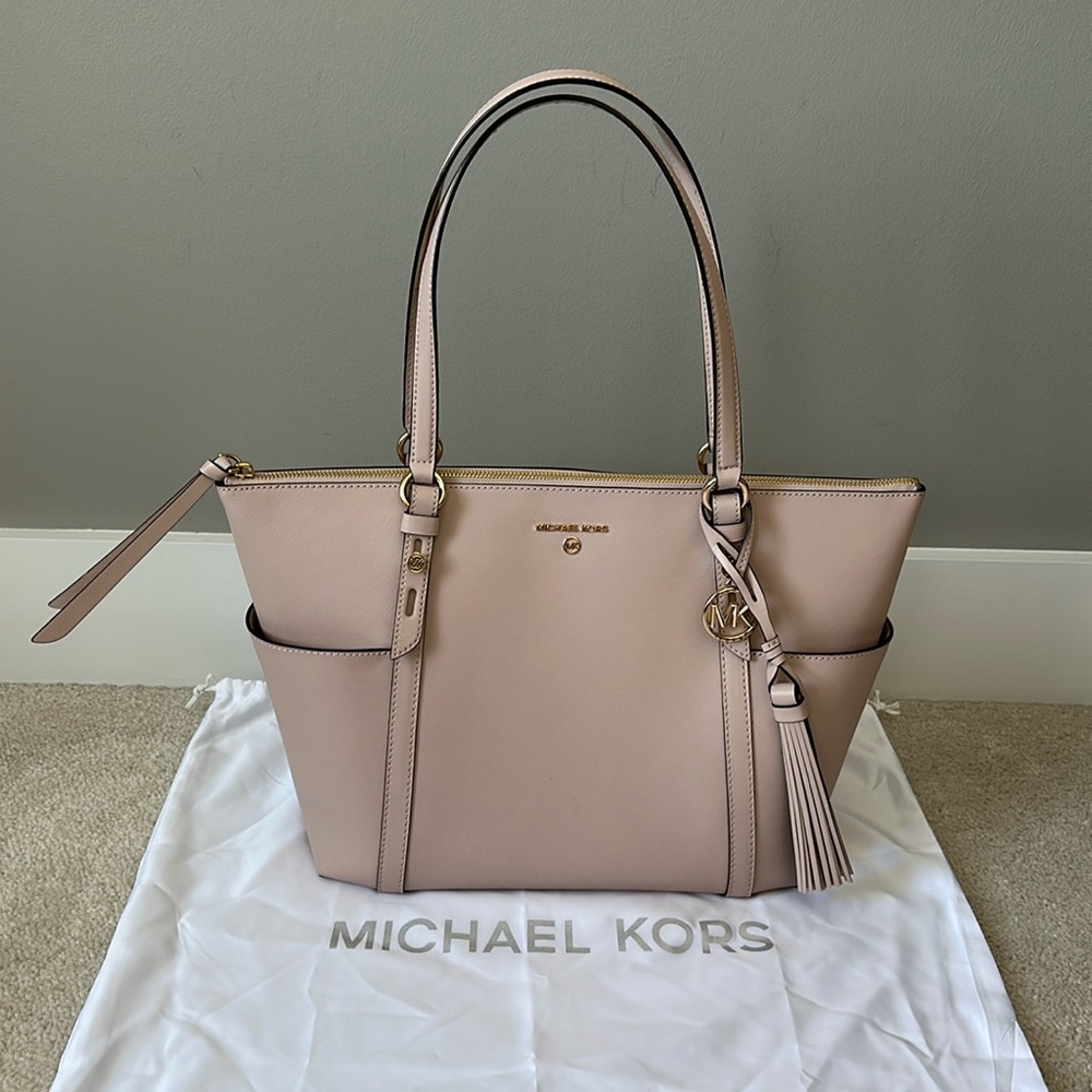 Michael Kors leather tote bag